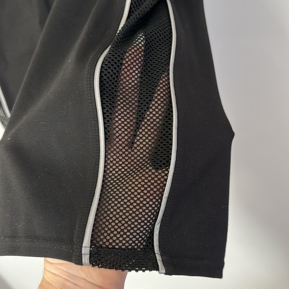 2pc Dollskill poster girl set reflective mesh inset biker shorts top - Picture 4 of 9